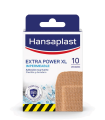 HANSAPLAST EXTRA POWER XL APOSITO ADHESIVO 10 UNIDADES 95 X 50 MM