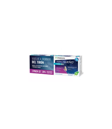 ARKORELAX SUEÑO FORTE 8H 2 UNIDADES 30 COMPRIMIDOS BICAPA PACK