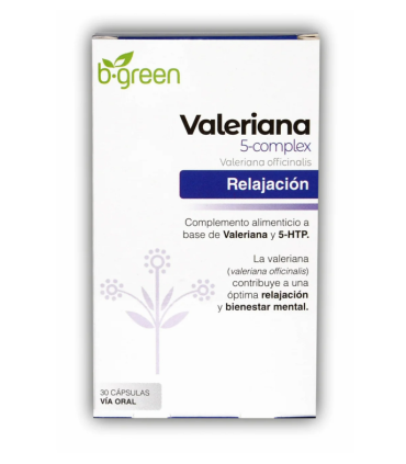 B.GREEN VALERIANA 5-COMPLEX 30 CAPSULAS