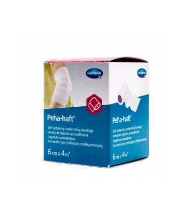 VENDA ELASTICA COHESIVA PEHA-HAFT EASY WHITE 1 UNIDAD 4 M X 6 CM