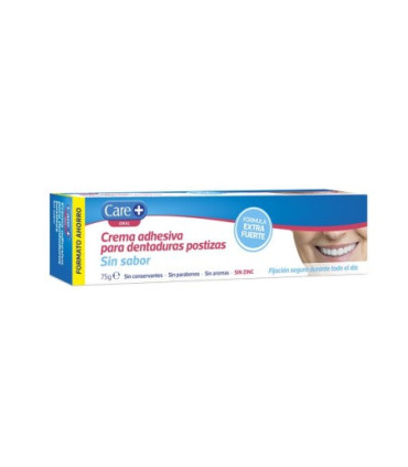 CARE+ CREMA ADHESIVA PARA DENTADURAS POSTIZAS 1 ENVASE 40 G