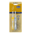 CHICCO BIPACK DENTAL AZUL+MOSTAZA 6-36M