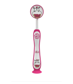 CHICCO SET DENTAL ROSA HIPOPOTAMO +36M