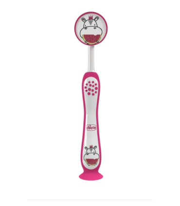CHICCO SET DENTAL ROSA HIPOPOTAMO +36M